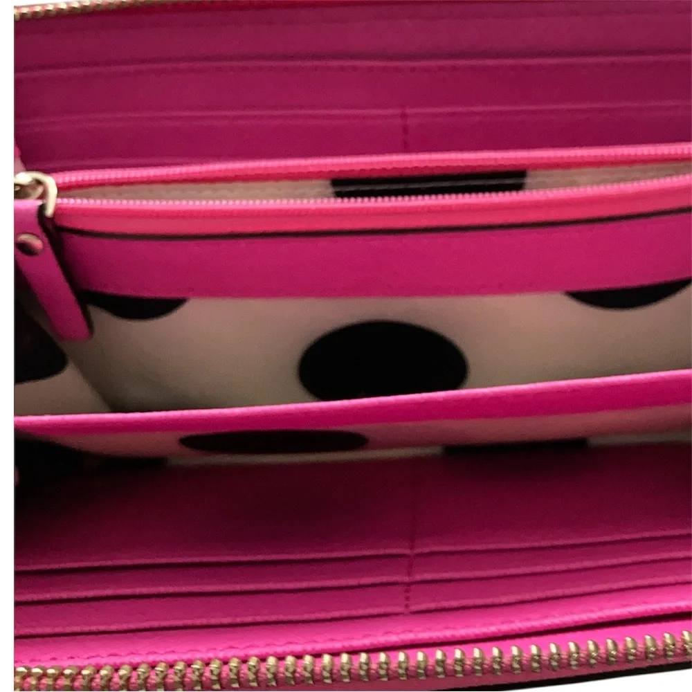 Kate Spade New York Cedar Street Lacey Wallet Pink Pwru3898 EUC